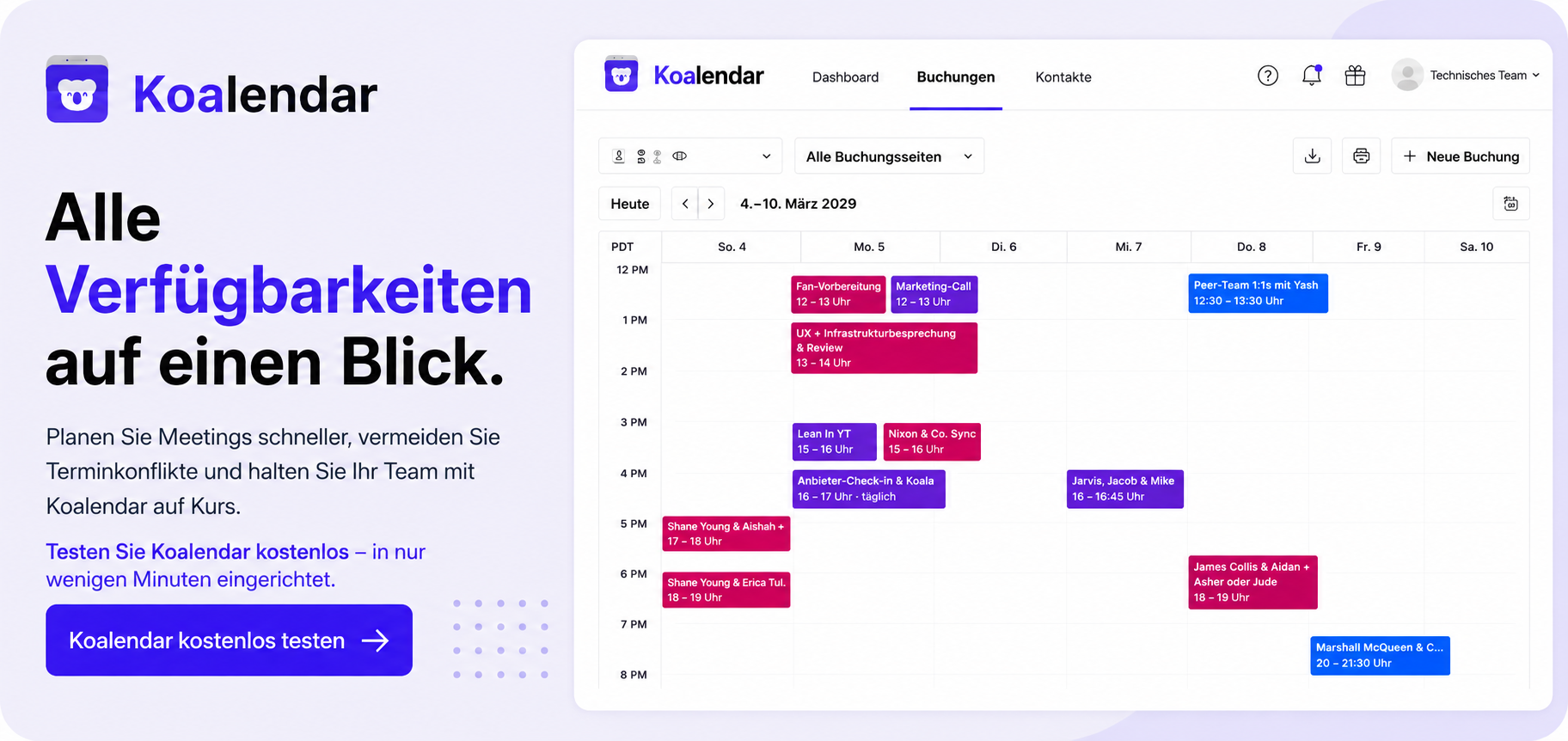 Terminplanung mit Koalendar als Alternative zur Outlook-Umfrage